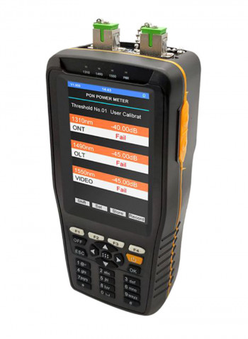 PON Power Meter Fiber Optical Cable Tester Grey 22.8X7.5X26.5centimeter