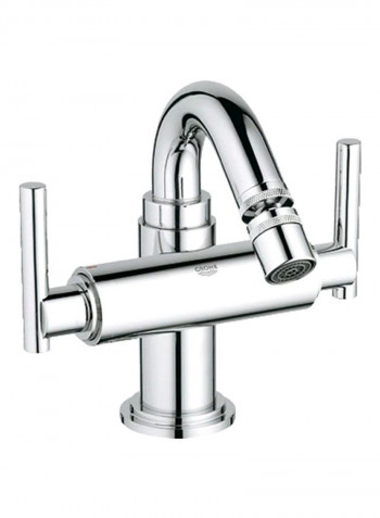 Atrio Single Hole Bidet Mixer Silver