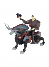 Human Figure With Mecha Beast Action Figure 4-inch 4inch