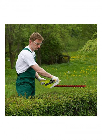 Electric Handheld Hedge Trimmer Light Green/Red/Black