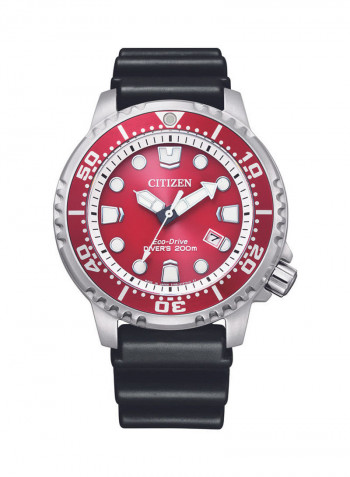 Men's Eco-Drive Rubber Analog Watch BN0159-15X