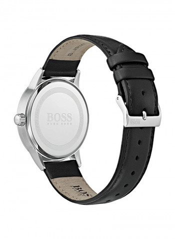Men's Leather Strap Analog Quartz Wrist Watch 1513611