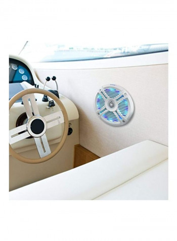 2-Piece Waterproof Stereo Speaker PLMRX68LEW White