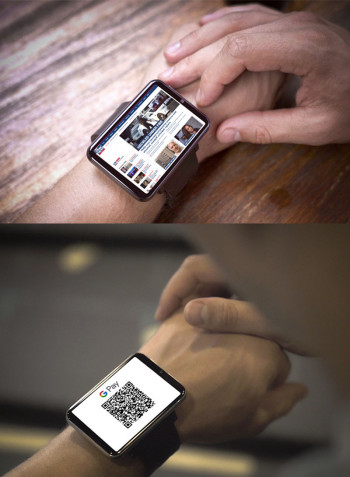 DM100 4G Smart Watch Silver