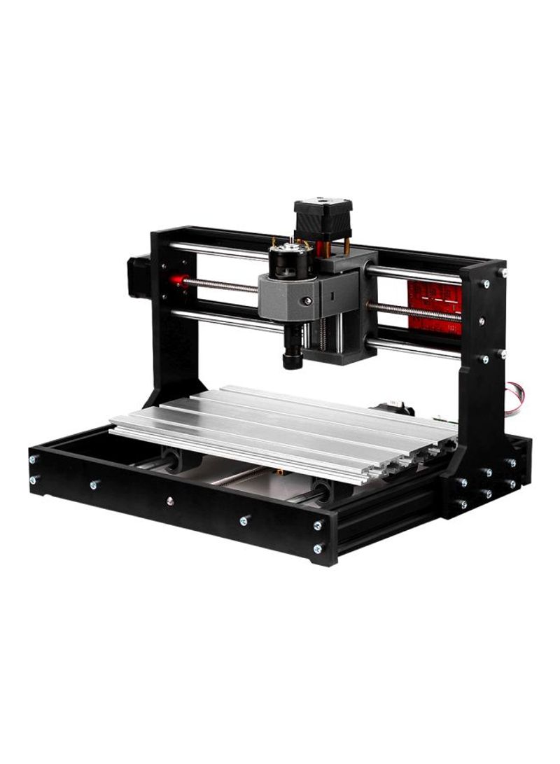 3-Axis CNC Machine Engraver With Offline Controller Red/Silver/Black 44x25x18centimeter