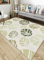 Tree Printed Anti-Skid Carpet Multicolour 140x200centimeter