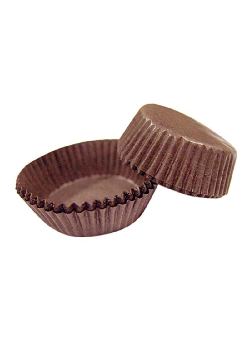 13000-Piece Paper Candy Cup Set Brown 1.75x0.625inch