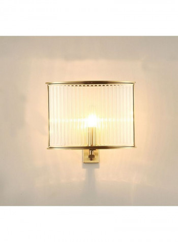 LED Copper Wall Light Yellow