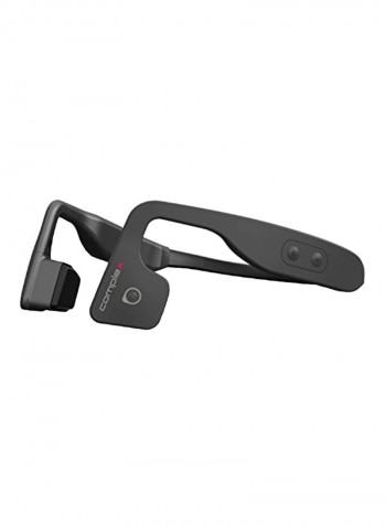 Open Ear Bone Conduction Bluetooth Headphones Black