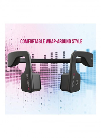 Open Ear Bone Conduction Bluetooth Headphones Black
