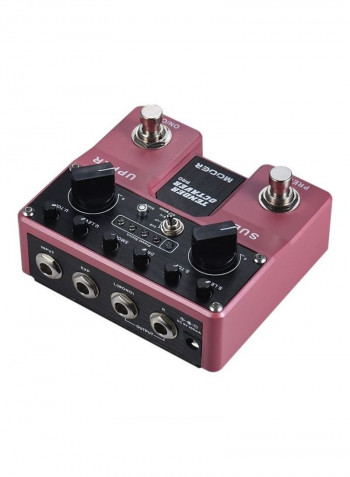 Guitar Effect Pedal Sub & Upper Octaves 4 User Presets With Dual Footswitches