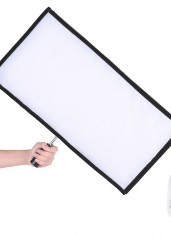 LED Video Photography Light Panel With Remote Control White