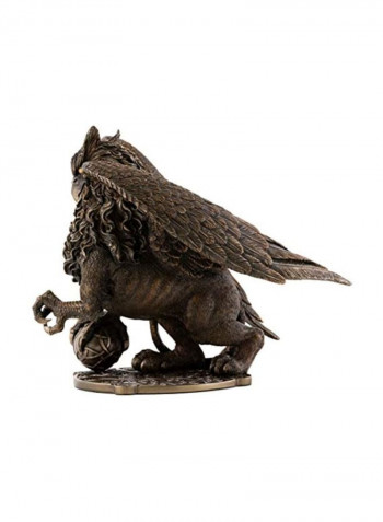 Celtic Griffin Statue Black/Gold 9.5x12inch