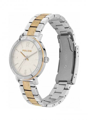 Women's Sajama Stainless Steel Analog Watch P 15694MSTG-D04M
