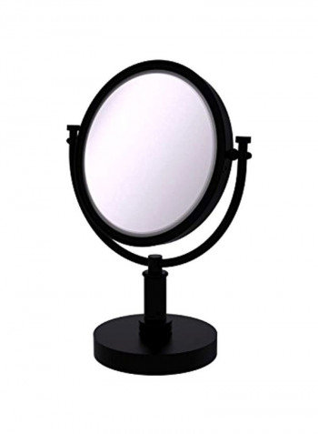 Brass Bathroom Mirror Clear/Black 8inch