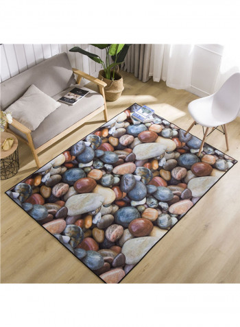 Stone Pattern Mat Multicolour 160x230centimeter