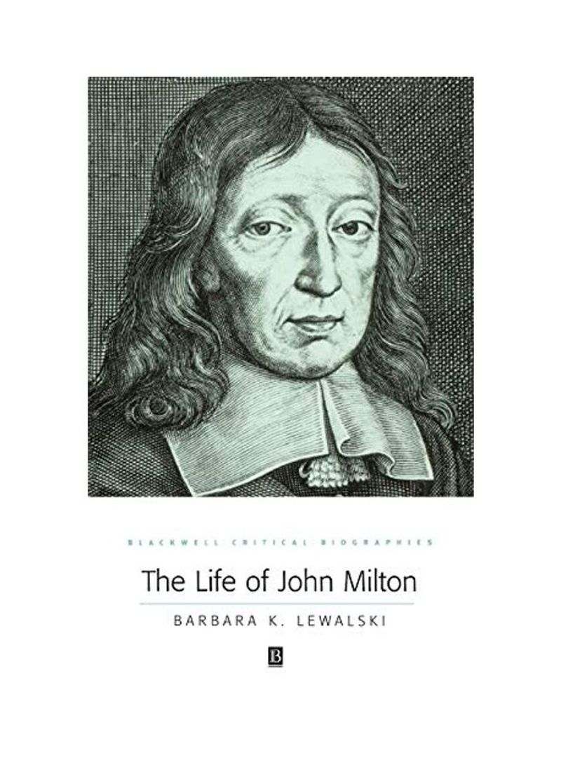 John Milton Hardcover English by Barbara K. Lewalski