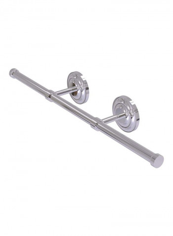Que New Collection Wall Mounted Horizontal Guest Towel Holder Polished Chrome 21.4x3x3.6inch