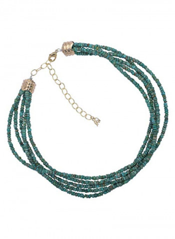 Gemstone Beaded 5-Strand Necklace