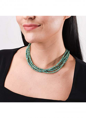Gemstone Beaded 5-Strand Necklace