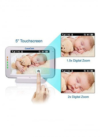 Video Baby Monitor With Touchscreen Display