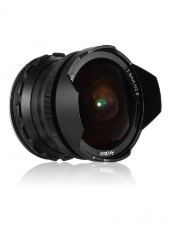 F/2.8 Manual Focus Fish Eye Lens 6x6.1cm Black