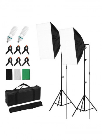 Professional Photography Light Kit Black/White/Green