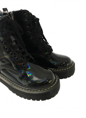 Comfortable Ankle Boots أسود
