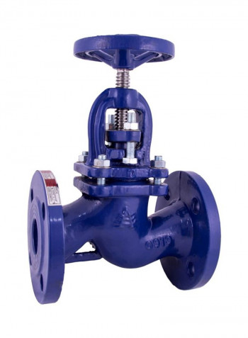 Classic Handwheel Operated Globe Valve Blue/Silver 4inch