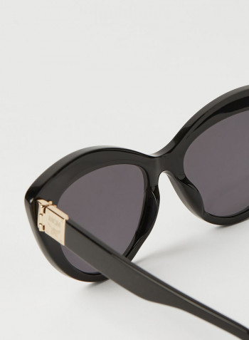 Women's Rull Rim Acetate Cat Eye Sunglasses - Lens Size: 53 mm