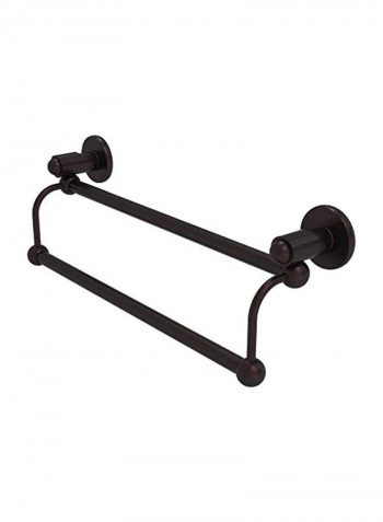 Bronze Double Towel Bar Brown 18inch