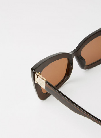Women's Rectangular Sunglasses - Lens Size: 54 mm