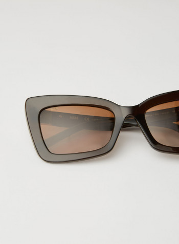 Women's Rectangular Sunglasses - Lens Size: 54 mm