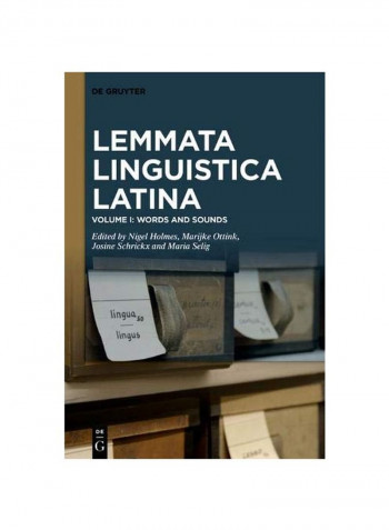 Lemmata Linguistica Latina: Words And Sounds Volume 1 Hardcover
