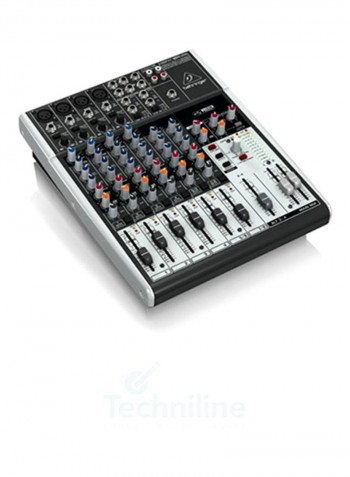 Premium 12-Input 2/2-Bus Mixer With Multi-FX Processor 1204USB Grey/Red/Blue