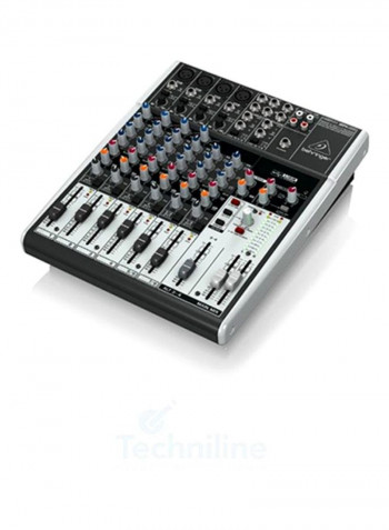 Premium 12-Input 2/2-Bus Mixer With Multi-FX Processor 1204USB Grey/Red/Blue
