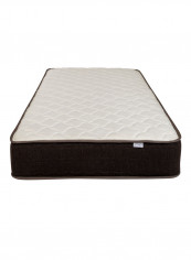 Pockets Springs Luxury Single Size Medium Firm Mattress Beige/Brown 90 x 200cm