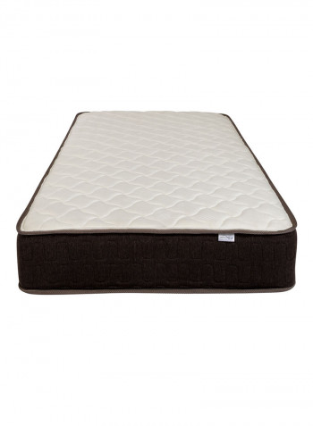 Pockets Springs Luxury Single Size Medium Firm Mattress Beige/Brown 90 x 200cm