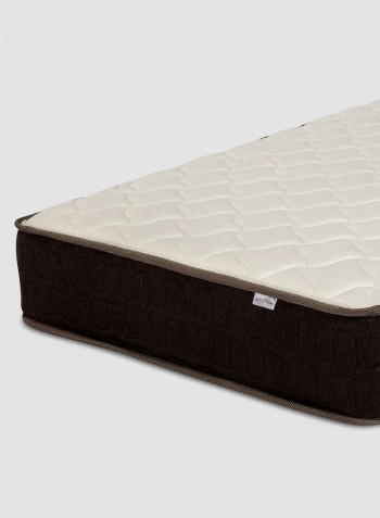 Pockets Springs Luxury Single Size Medium Firm Mattress Beige/Brown 90 x 200cm