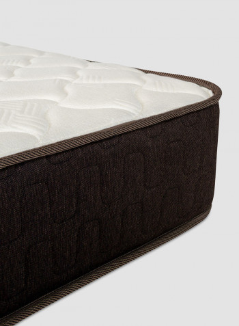 Pockets Springs Luxury Single Size Medium Firm Mattress Beige/Brown 90 x 200cm