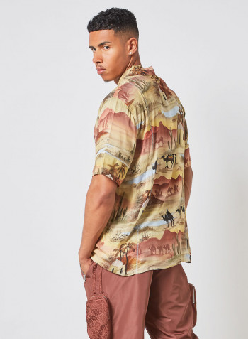 Graphic Print Shirt Multicolour