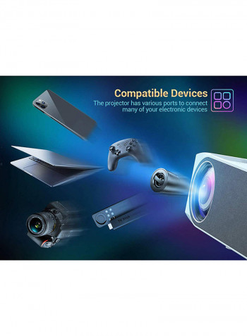1080 Full HD LED Projector M19 White