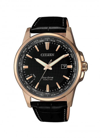 Men's Leather Analog Watch BX1008-12E
