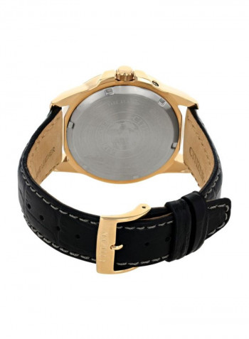Men's Leather Analog Watch BX1008-12E