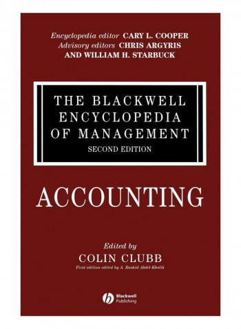 Blackwell Encyc Of Management Hardcover 2nd Edition