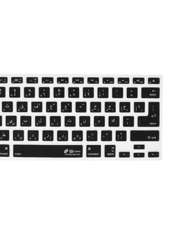 Replacement Arabic Keyboard Cover For MacBook Black/White