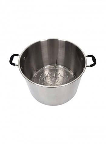 Stainless Steel Canner Silver 13.1x17.5x11.5inch