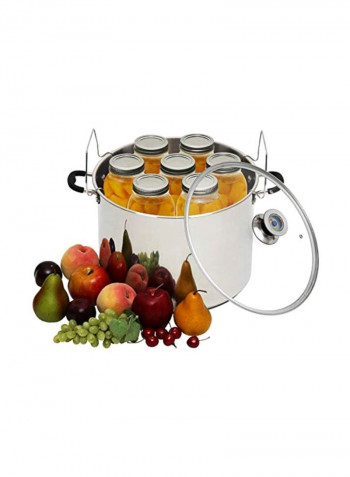 Stainless Steel Canner Silver 13.1x17.5x11.5inch