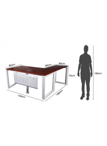 Modern Workstation Apple Cherry 160x75x140cm