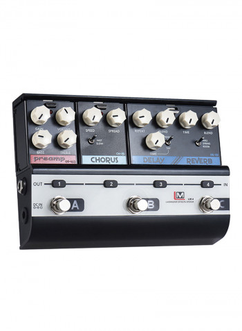 LiveMaster Series LM-4 Mainframe Unit Blues Style Set with 3 Guitar Effect Pedals